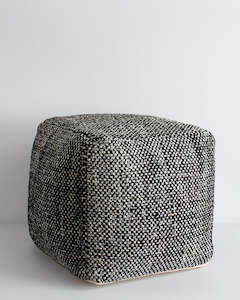 Textile wholesaling: Ulster Black/Natural Ottoman