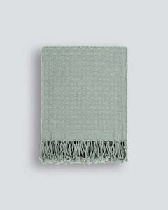 Textile wholesaling: Capri Sage Throw