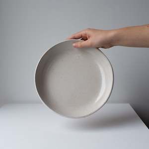 Deep dinner plate - Satin white