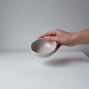 Olive bowl - Satin white