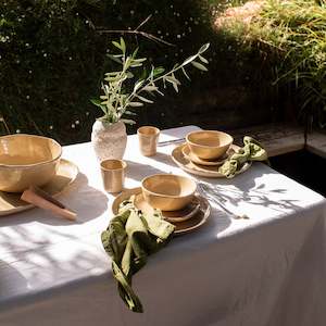 Dinner Sets 1: Essentials Dinner Set - Speckled tan