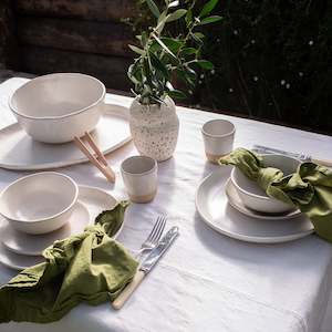 Essentials Dinner Set - Satin White