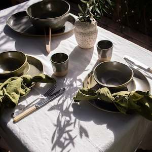 Dinner Sets 1: Essentials Dinner Set - Kelp Green