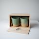 Coffee tumbler x 2 & Wooden Giftbox (Pre-Order)