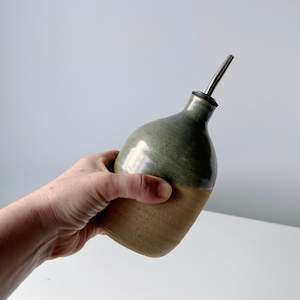 Pre-order Oil / Vinegar Pourer - kelp green