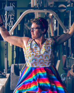 Womenswear: Rainbow Dress