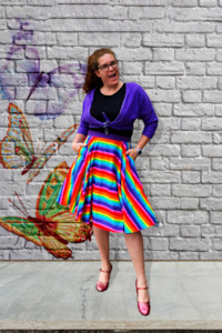 Rainbow Circle Skirt