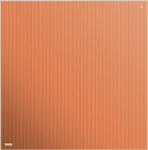 Reeded Ombre Peach 90cm