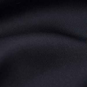 Sericus: Black Ribbed Silk Scarf