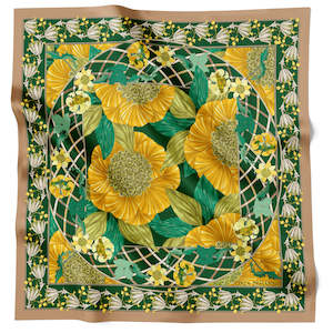 Sale: Lattice Floral Green