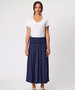 Skirts: Design Nation Perk Skirt - Navy