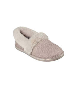 Slippers: Skechers Cozy Campfire Bright Blossom Slippers - Taupe