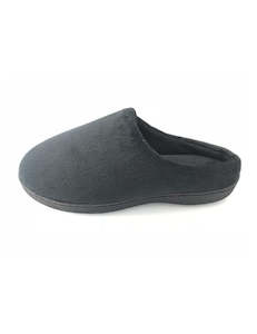 Slippers: Retts Ladies Plain Half Slipper Black