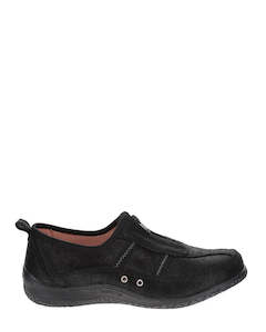 CC Resorts Tina Zip Front Sneaker - Black