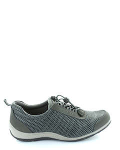 CC Resorts Sandra Elastic Lace Sneaker - Charcoal