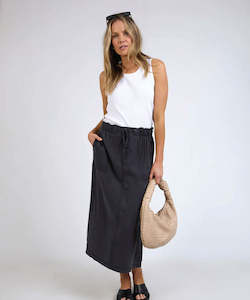 Elm Mila Utility Skirt - Washed Black