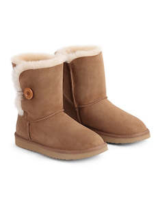 UGG Button Boot -Walnut