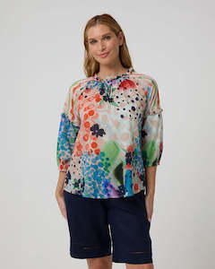 Yarra Trail Resort Print Top