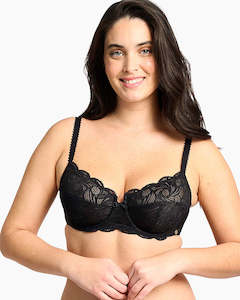 Bra: Sans Complexe Ariane Essential Full Cup Underwire Bra - Black