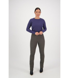 Clothing: Wool mix slim leg pull-on pant - Labels-Vassalli : Gaby's Warkworth - VASSALLI C24