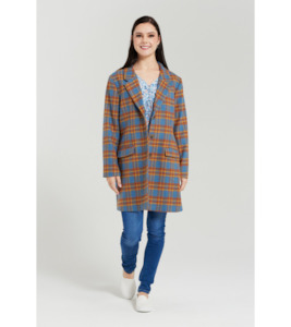 Vera plaid jacket - Labels-Zafina : Gaby's Warkworth - ZAFINA C24