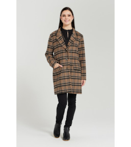 Vera plaid jacket - Labels-Zafina : Gaby's Warkworth - ZAFINA C24