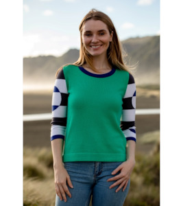 Fun sleeve jumper - Labels-Country Laine : Gaby's Warkworth - COUNTRY LAINE H24