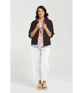 Zip front linen jacket - Labels-Blackstone : Gaby's Warkworth - BLACKSTONE H24