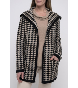 Houndstooth cardigan - Labels-Ping Pong : Gaby's Warkworth - PING PONG C23