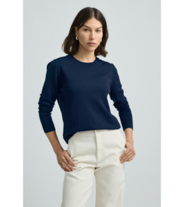 Fine merino crew jumper - Labels-Toorallie : Gaby's Warkworth - TOORALLIE C24