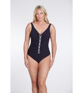 White trim swimsuit - Labels-Sunflair : Gaby's Warkworth - SUNFLAIR H24