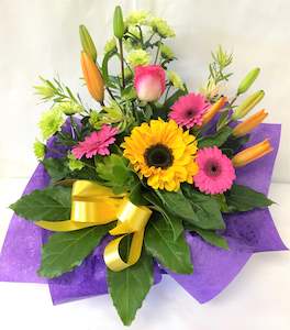 Florist: Bright Mix in Square Waterbox