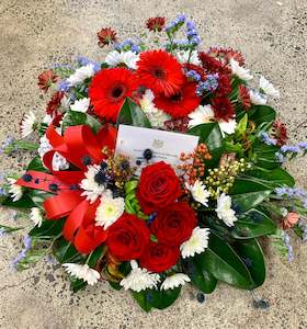 Vibrant Red Wreath