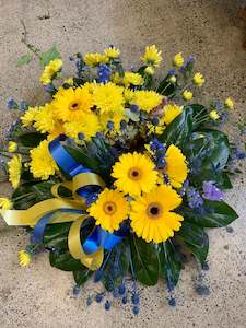 Yellow and Blue Wreath