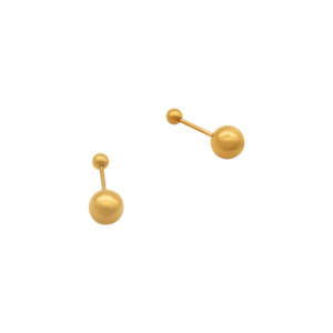 Jewellery: Bead Stud Earring Small