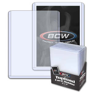 BCW Topload Card Holder 3" x 4" - Standard (20pt.)