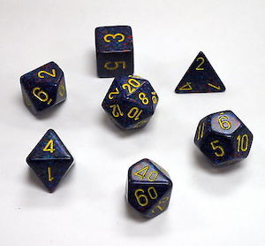 Chessex Twilight Speckled Polyhedral 7-Die Set (CHX 25366)