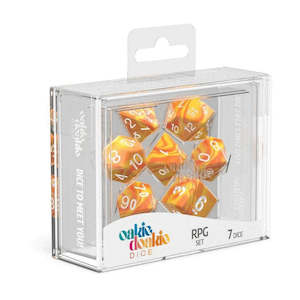 Oakie Doakie Gemidice Sunstone Polyhedral 7-Die Set