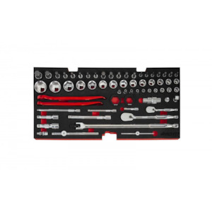 103 Piece Moto Tool Set for 3 Drawer Hand Carry Tool Box | Metric