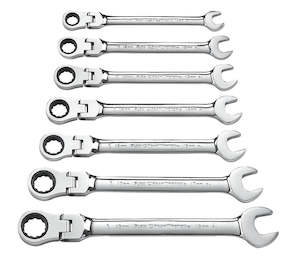 GearWrench 9900D Combination Wrench Set, Steel, 7-Piece