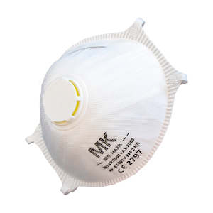 Dust Mask with Valve - P2 - 3 Layer - 10PK