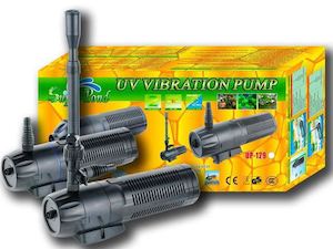 CUP 129 All-in-one Pond Pump and Filtration unit with Fountain