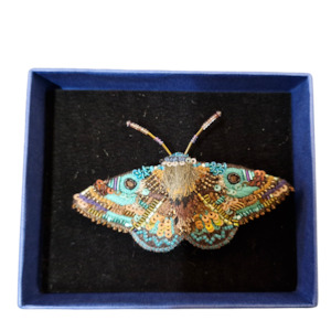 Lapines Moth brooch