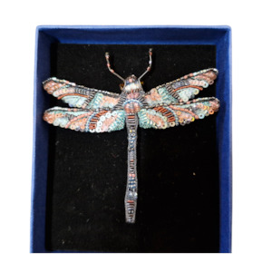 Jewelled Dragonfly brooch