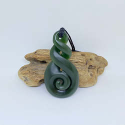 Pikorua / Twist  and Koru Combination Pendant