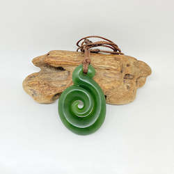 Jewellery: Koru Hei Matau Combination Pendant