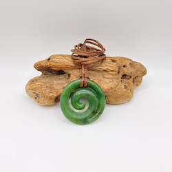 Jewellery: Kokopu Medium Koru Pendant