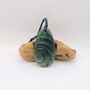 Carved Roimata Drop Pendant