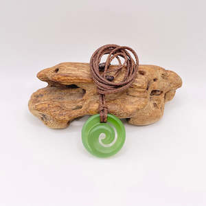 Small Inanga Koru Pendant