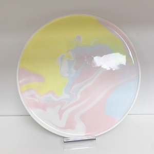 Marbled Cosmic Porcelain Platter